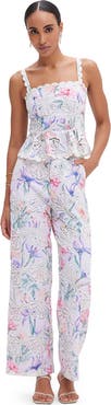 PatBO Amaryllis Embroidered Pant