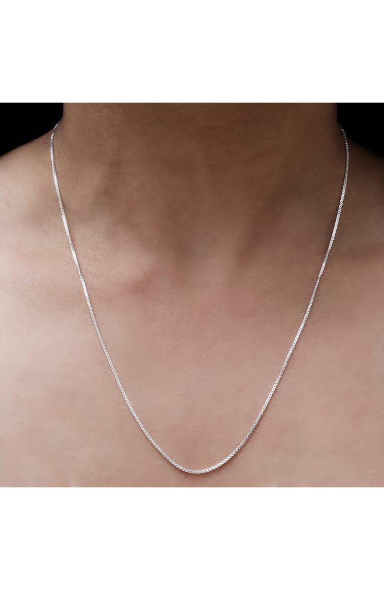 BEST SILVER Sterling Silver Box Chain 24", Alternate, color,