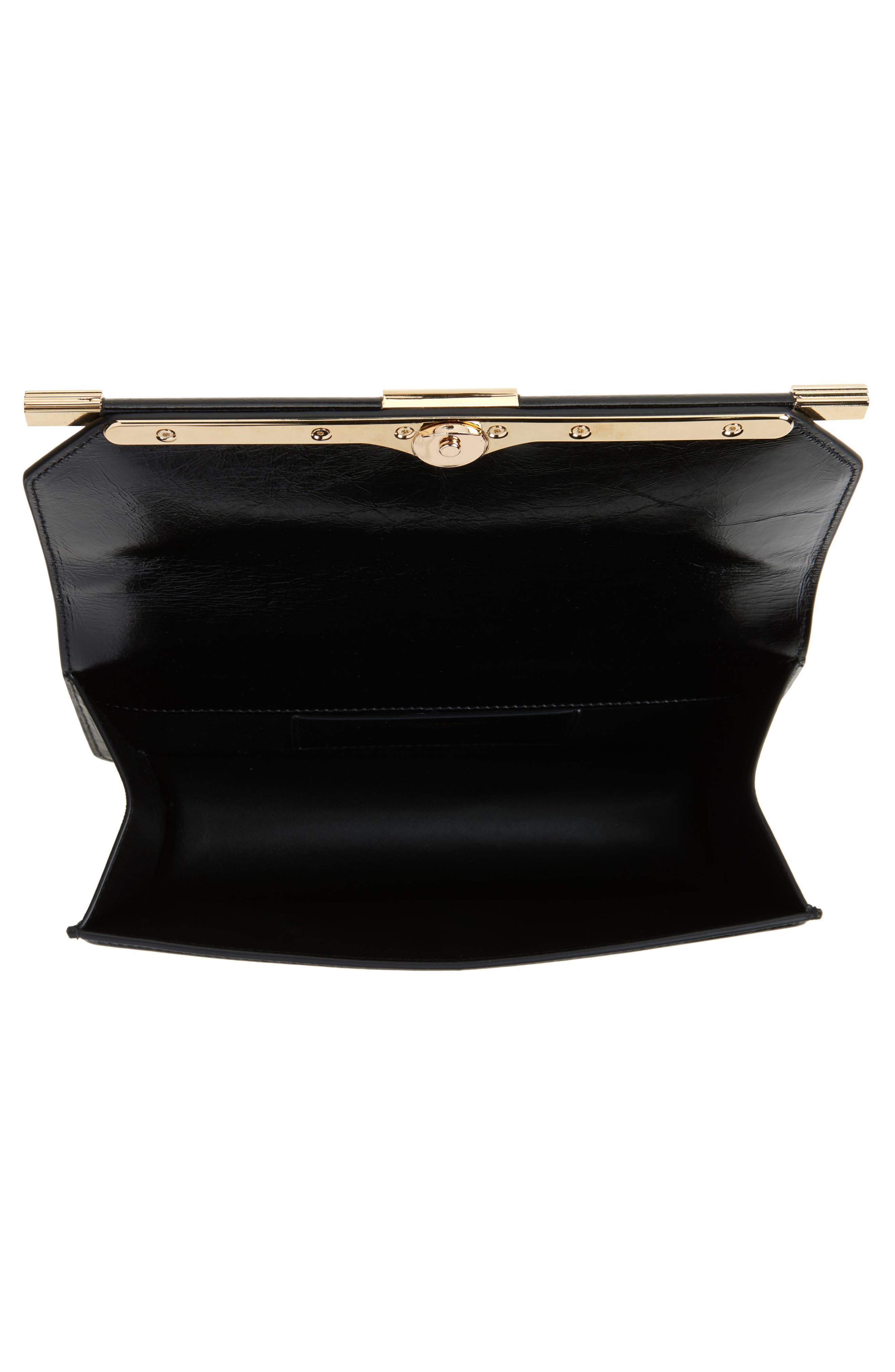 Victoria Beckham 202 Leather Clutch, Alternate, color, 