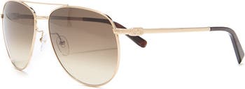 60mm Aviator Sunglasses
