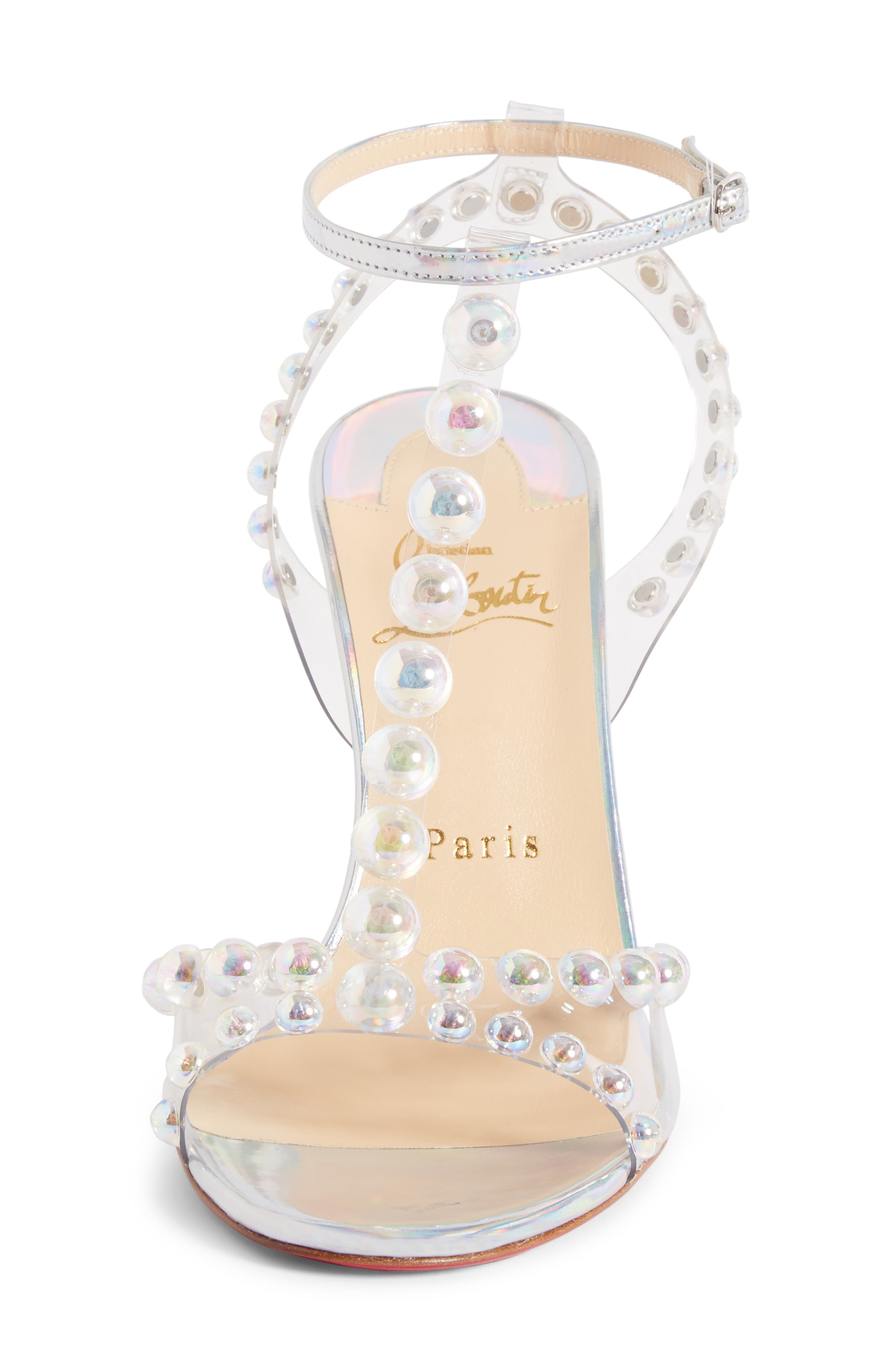 Christian Louboutin Faridaravie Bead Sandal, Alternate, color, 