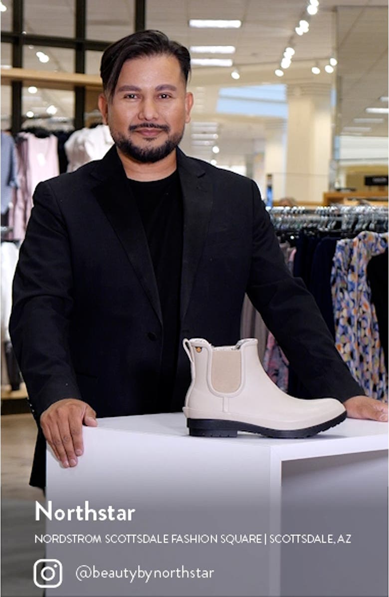 Amanda II Waterproof Insulated Chelsea Rain Boot, sales video thumbnail