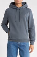AllSaints Raven Pullover Ramskull Logo Hoodie