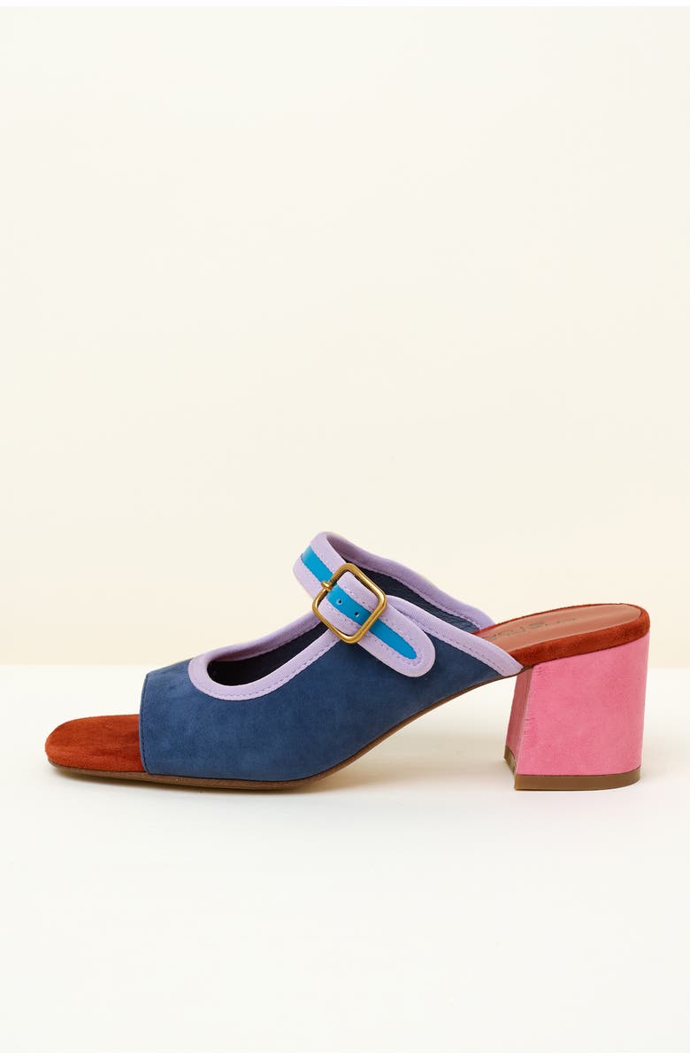 Charlotte Stone Trissa Mismatch Mary Jane Slide Sandal, Alternate, color,