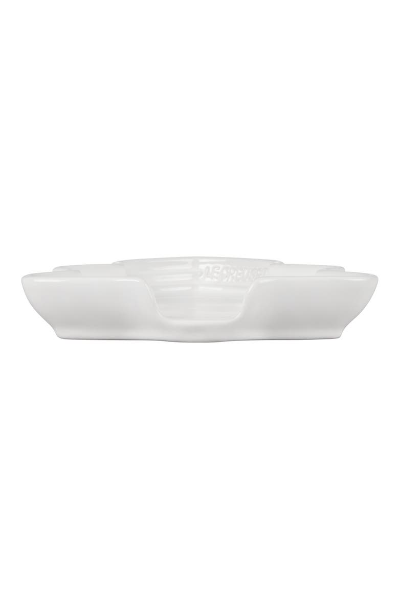 Noël Collection Holiday Tree Spoon Rest, Alternate, color, WHITE