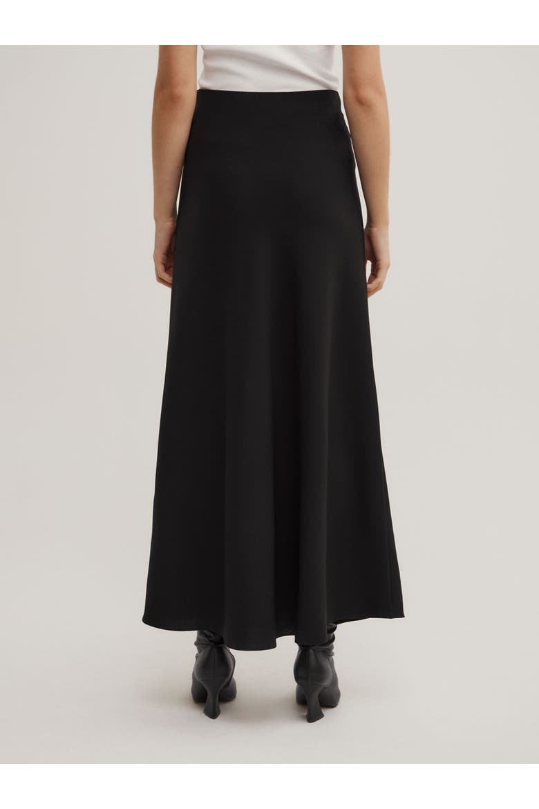 Clean Maxi Skirt, Alternate, color, Black