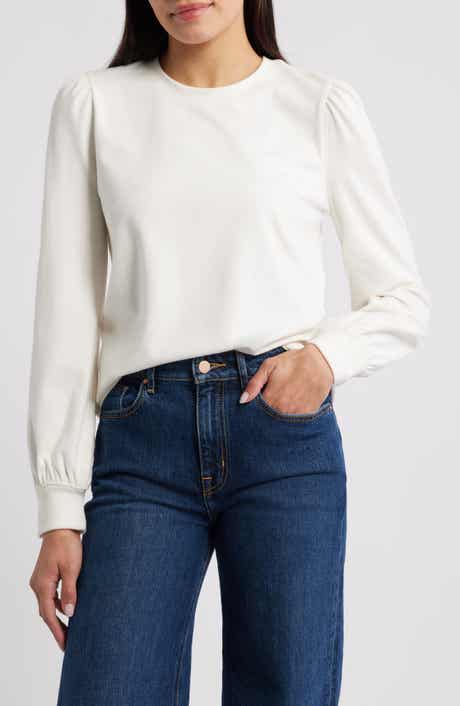 Caslon® Blouson Sleeve Top