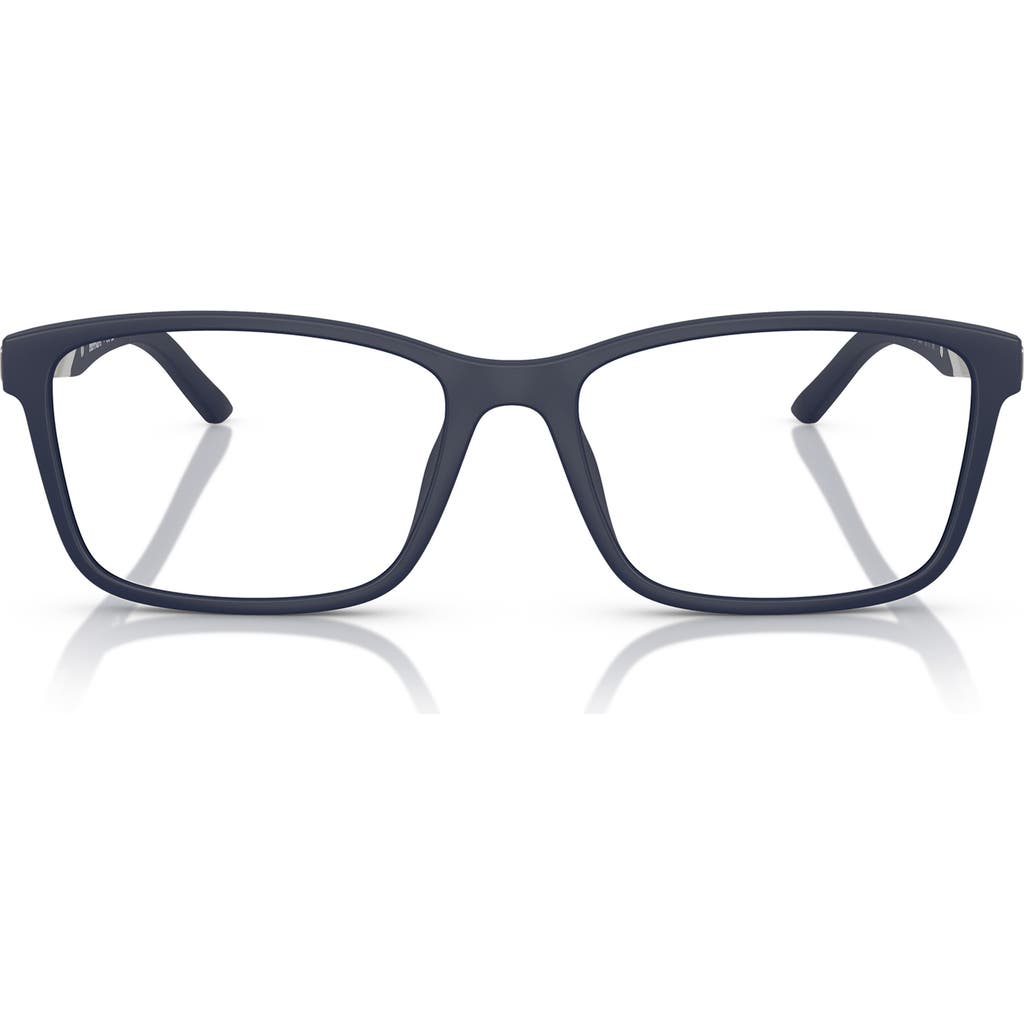 Scuderia Ferrari 57mm Pillow Optical Glasses In Matte Blue