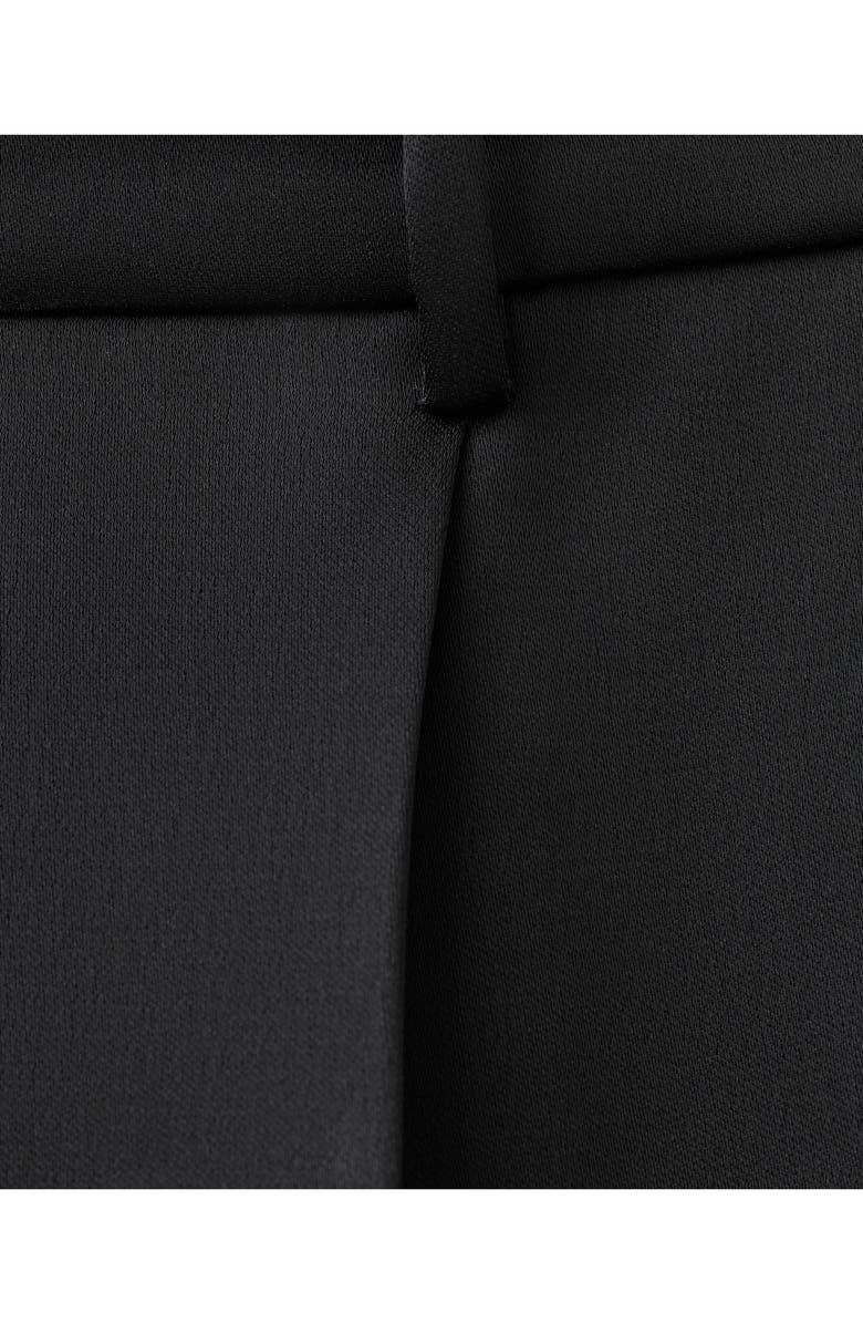 MANGO Pleated Satin Pants, Alternate, color, 