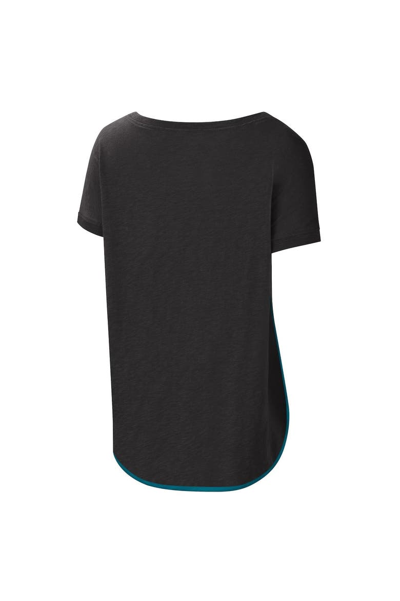 Women's G-III 4Her by Carl Banks Black Martin Truex Jr Rookie Scoop Neck T-Shirt, Alternate, color, Black
