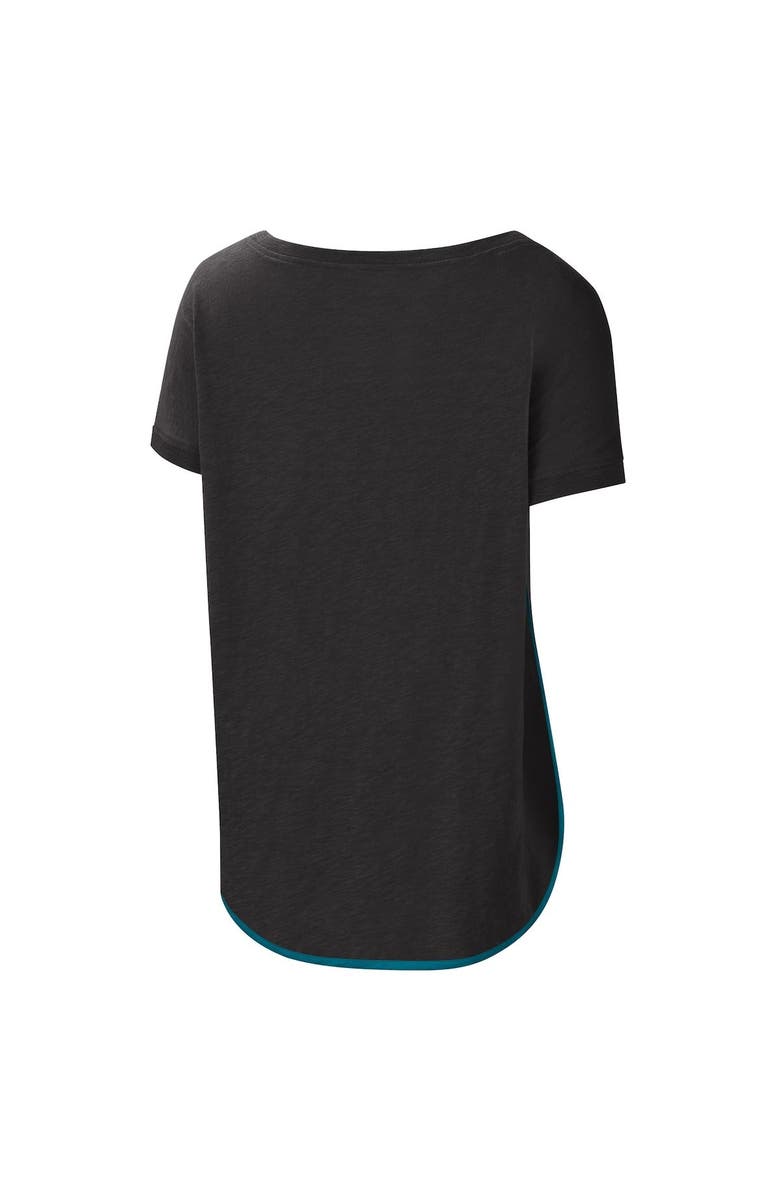 G-III 4HER BY CARL BANKS Women's G-III 4Her by Carl Banks Black Martin Truex Jr Rookie Scoop Neck T-Shirt, Alternate, color, Black