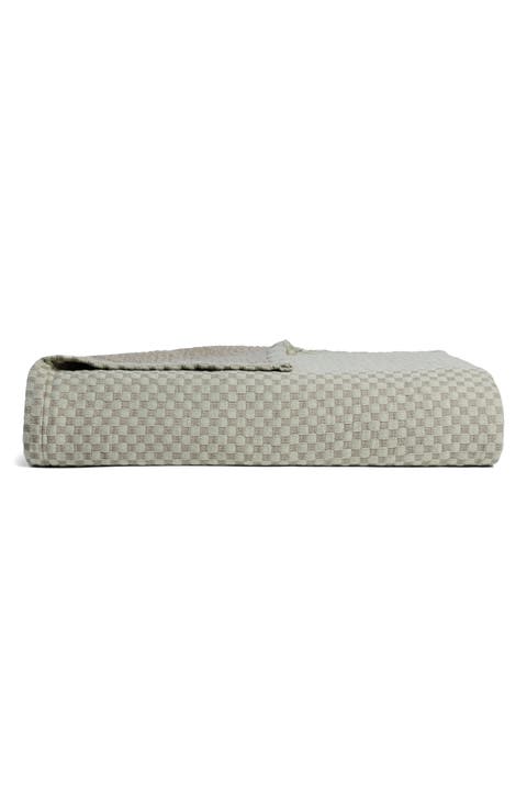 Keys Organic Cotton & Linen Jacquard Coverlet