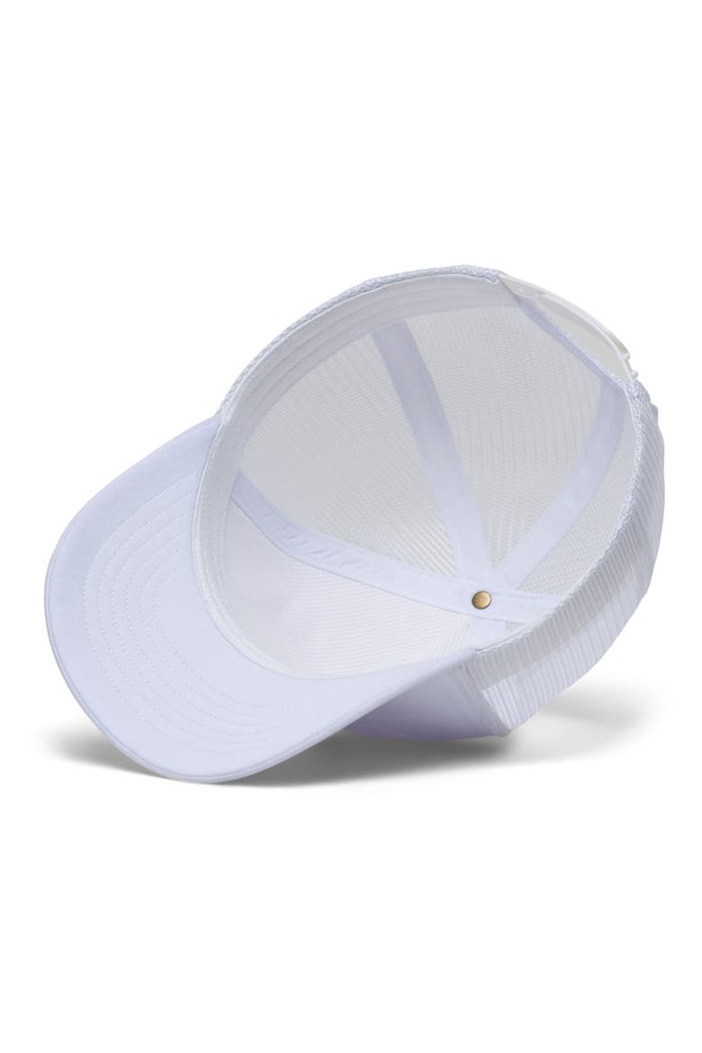 Whaler Mesh Trucker Hat, Alternate, color, WHITE