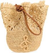 Ruslan Baginskiy The Openwork Raffia Hat Bag