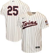 Nike Youth Nike Byron Buxton Cream Minnesota Twins 2026 Field of Dreams Replica Jersey