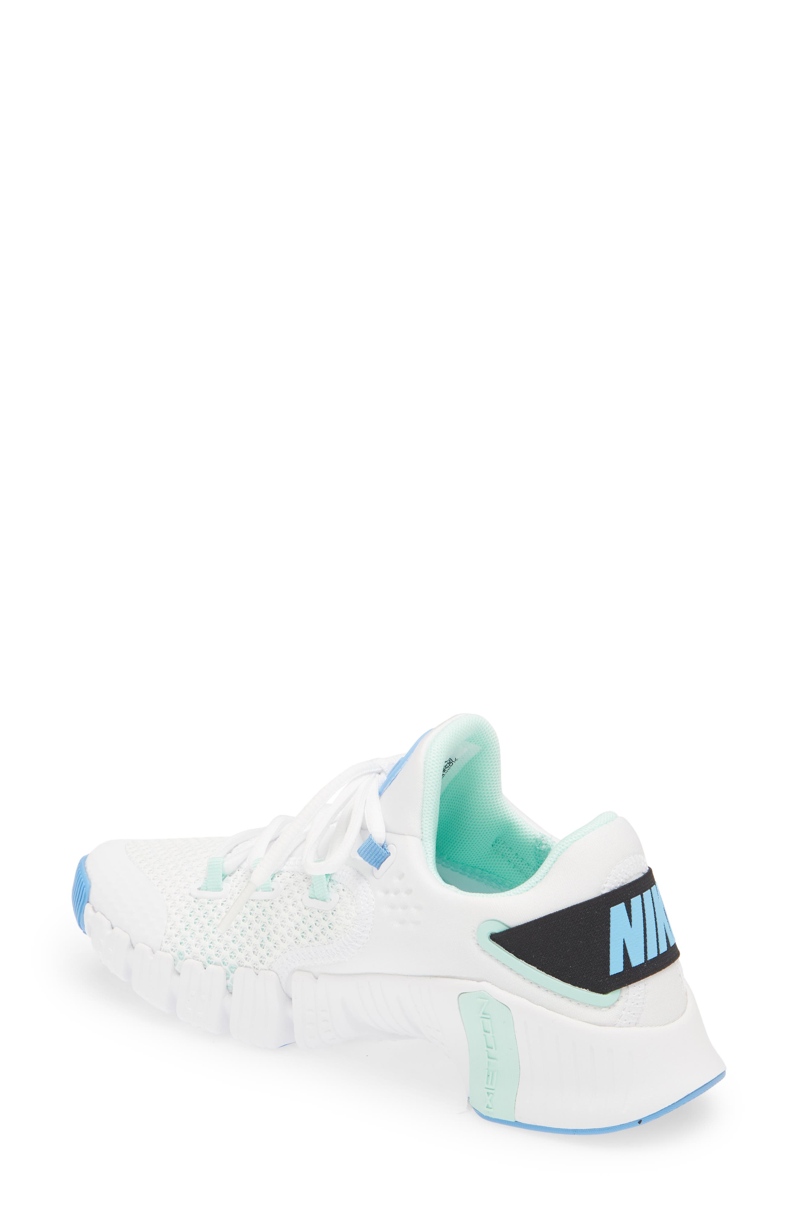 Free Metcon 4 Training Shoe, Alternate, color, WHITE/ SILVER/ MINT FOAM