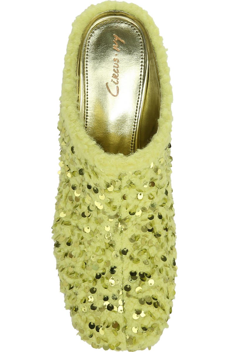 Circus NY by Sam Edelman Orin Sequin Mule, Alternate, color, Acid Lime