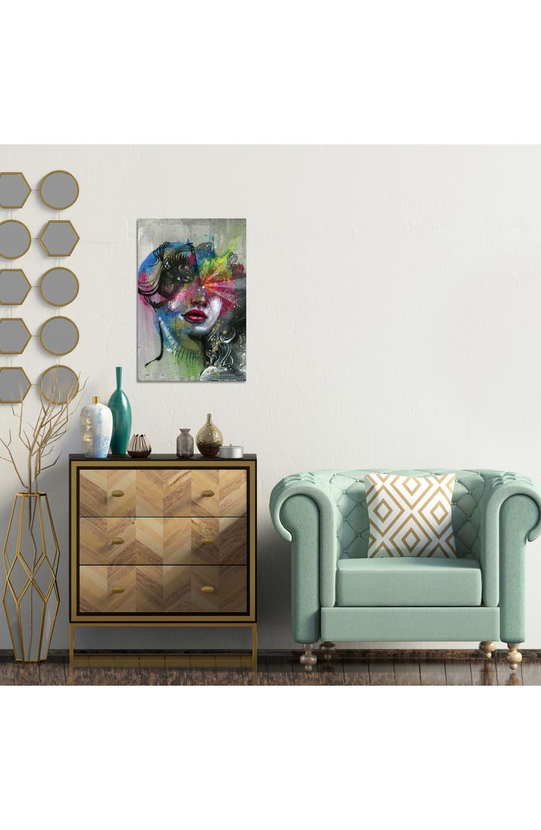 iCanvas Open Eyes by Swartz Brothers Canvas Wall Art, Alternate, color, Black