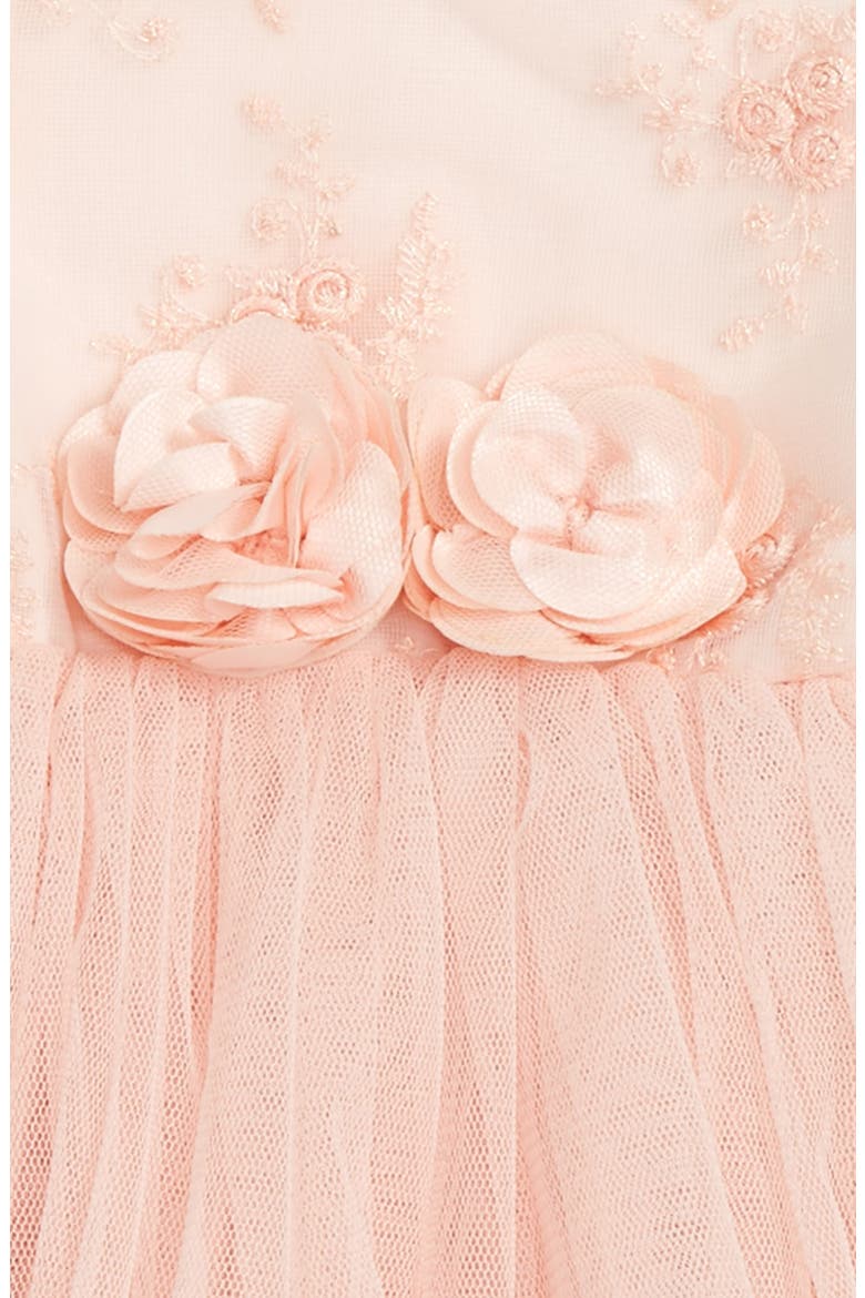 Tulle Dress, Alternate, color, PEACH