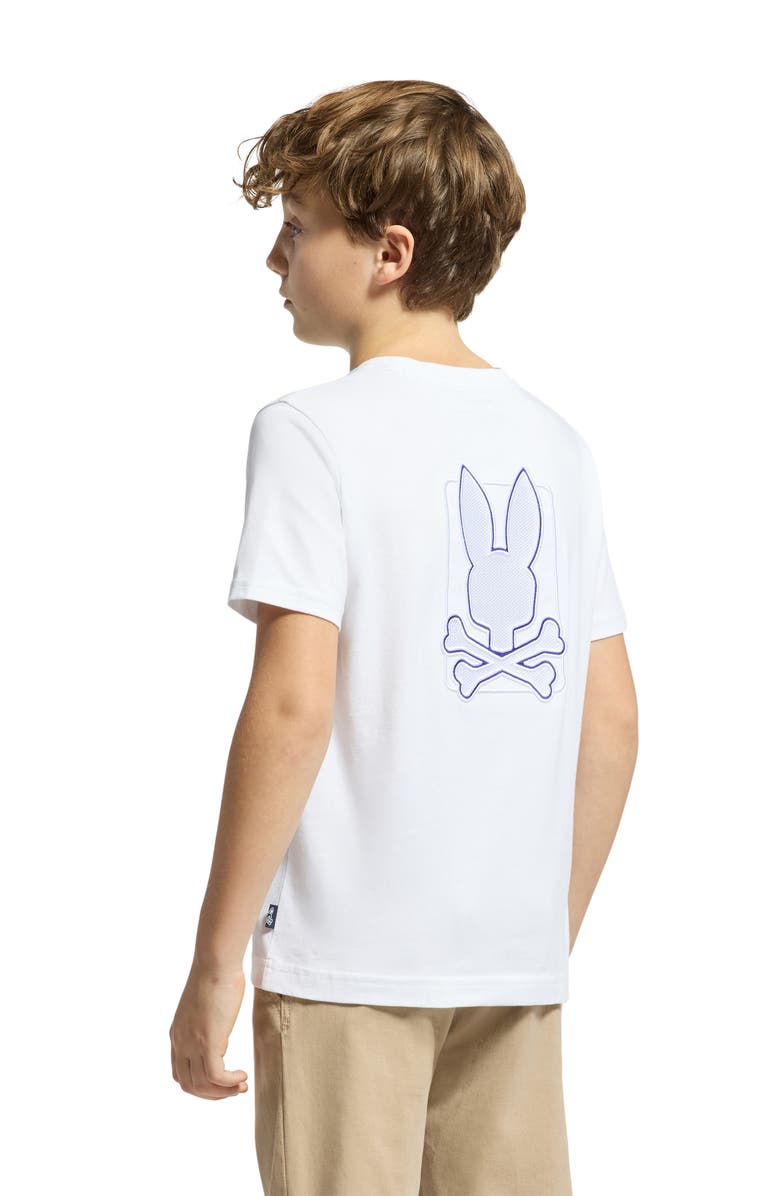 Psycho Bunny Kids' Pierce Embroidered T-Shirt, Alternate, color, 