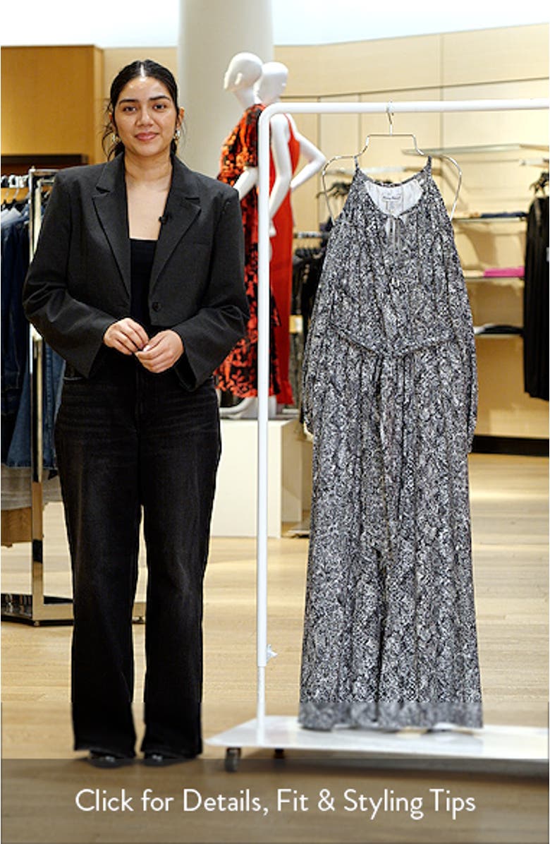 Playa Python Long Sleeve Maxi Dress, sales video thumbnail