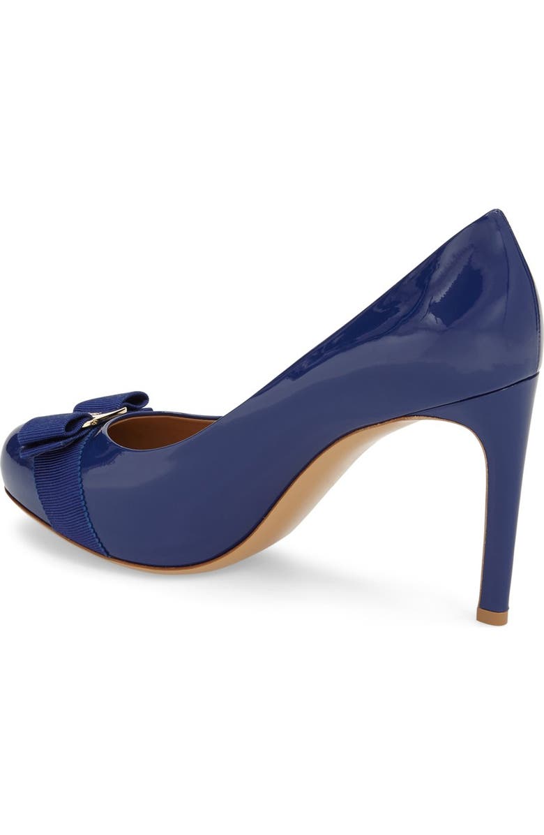 FERRAGAMO Salvatore Ferragamo Pimpa Rounded Toe Bow Pump, Alternate, color,