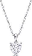 Julianna B. Moissanite Solitaire Heart Necklace