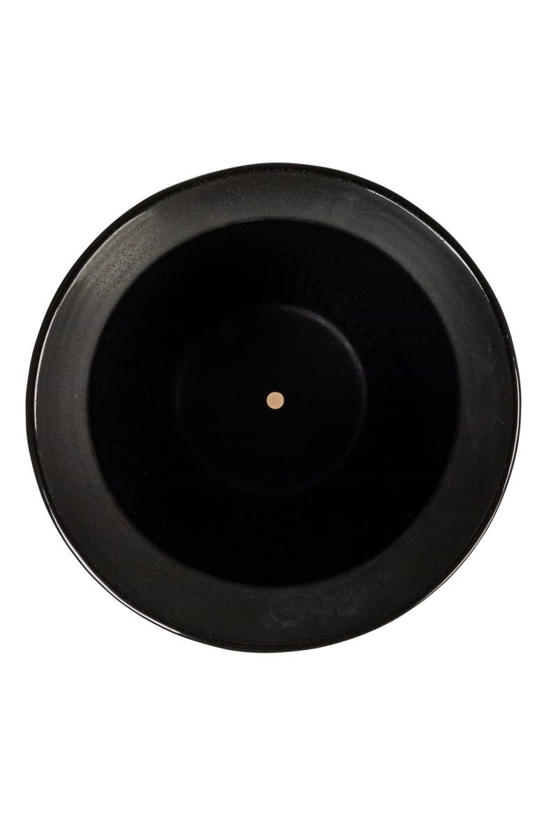 Textured Stoneware Planter, Black, Alternate, color, Black