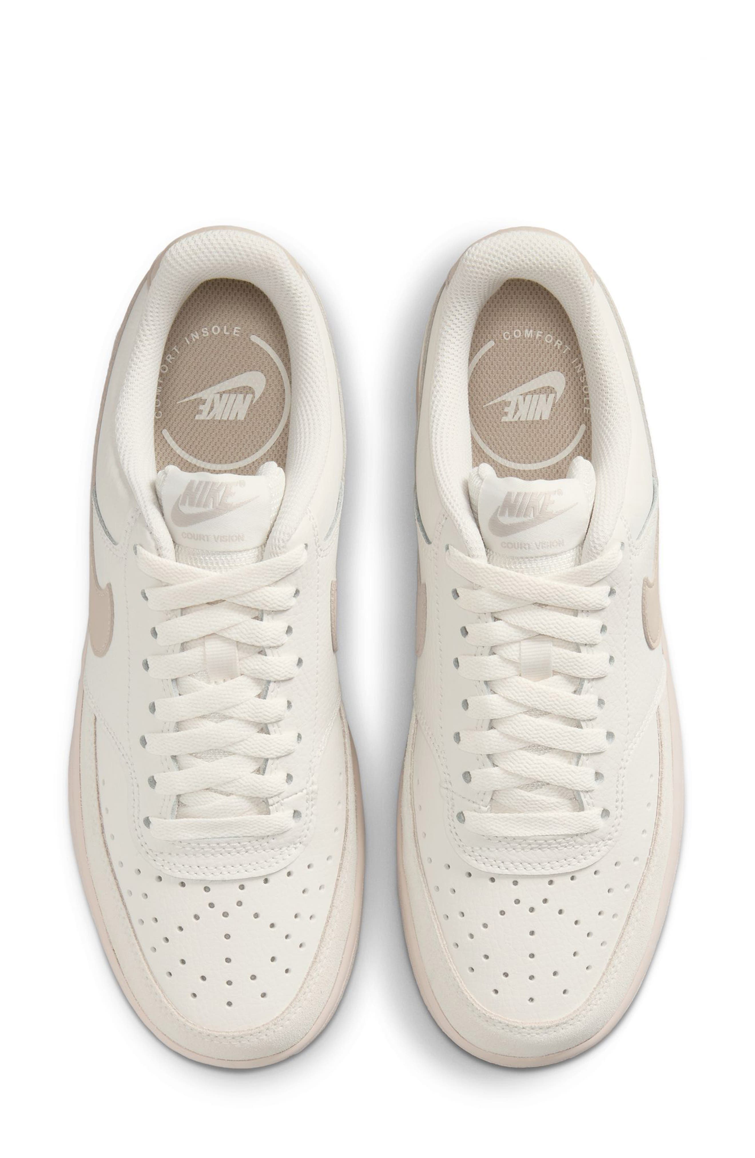 Court Vision Low Sneaker, Alternate, color, PHANTOM/ CREAM