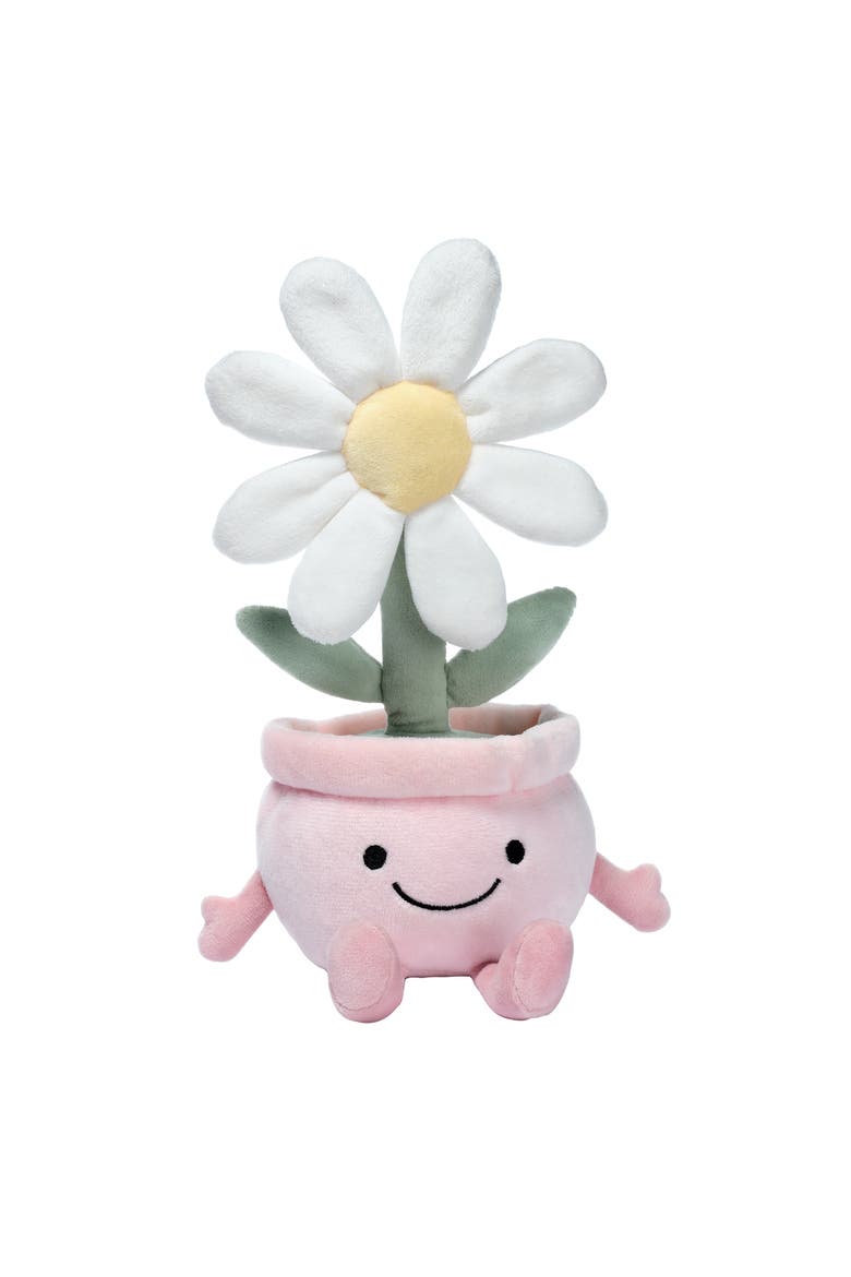 Daisy Dreams Poseable Flower Pot Plush Stuffed Animal Toy - 11 Inch, Main, color, Pink