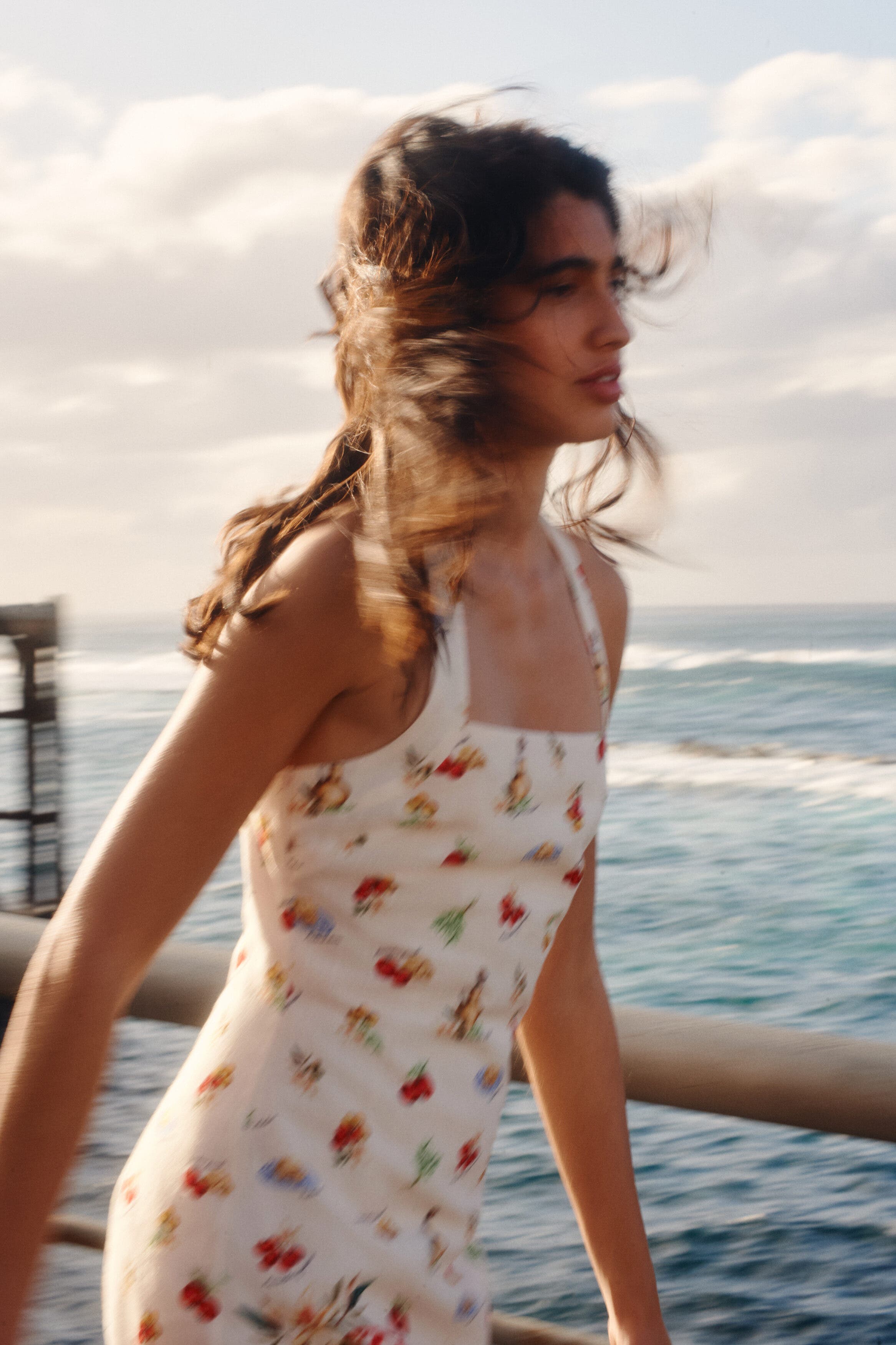 Twist-detail printed dress - image 2