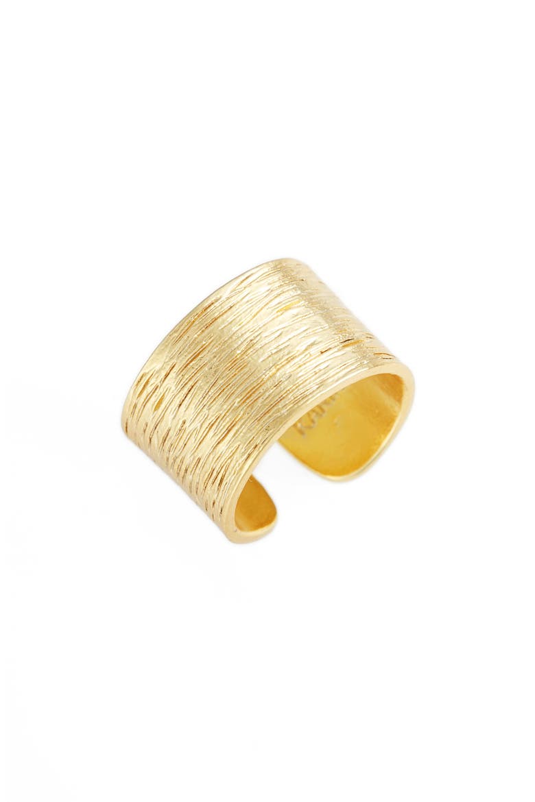 Cigar Band Ring, Main, color, GOLD