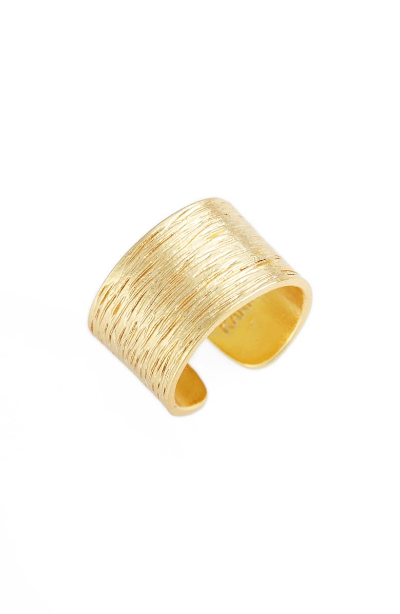 Karine Sultan Cigar Band Ring, Main, color, Gold