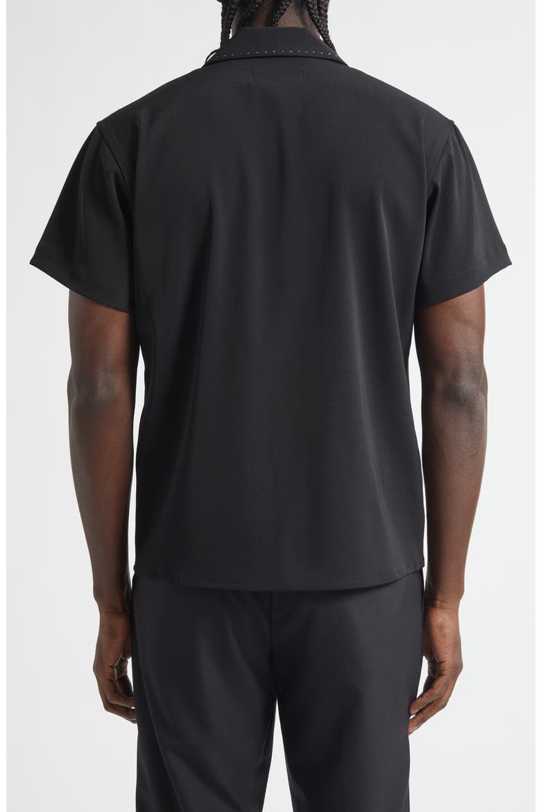 Avenue Camp Shirt, Alternate, color, BLACK