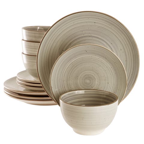 Stonebury 12 Piece Stoneware Dinnerware Set