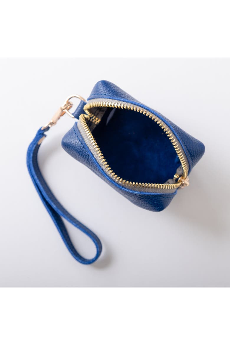 Mini Zipper Bag with Wristlet, Alternate, color, Cobalt Blue