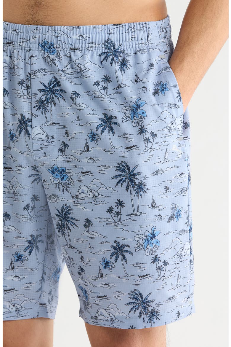Huntington Beach Views 8-Inch Hybrid Swim Trunks, Alternate, color, EVERTIDE