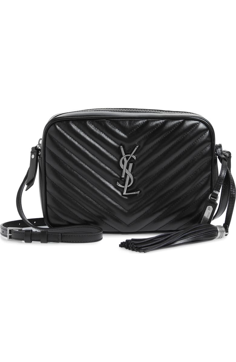 Saint Laurent Medium Lou Calfskin Leather Camera Bag, Main, color,