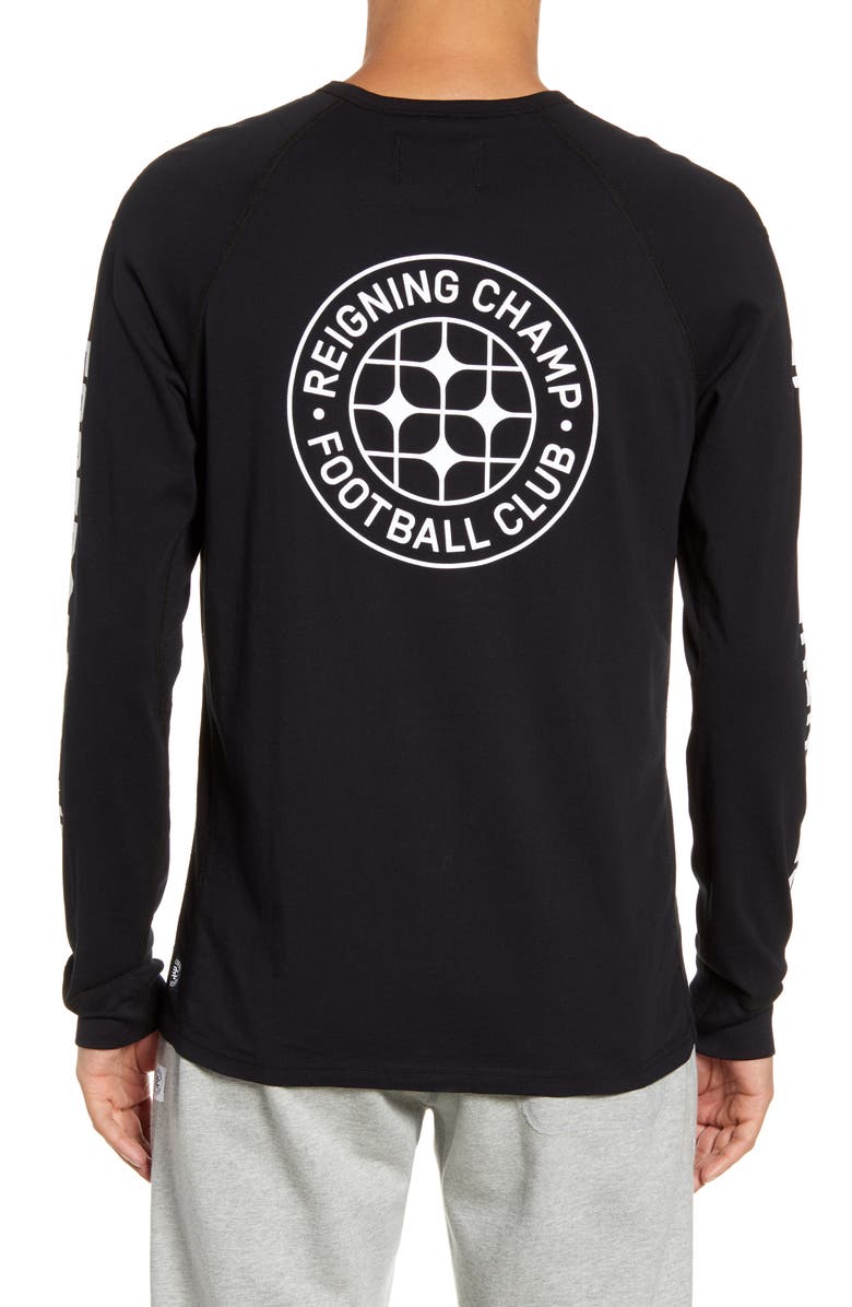 Reigning Champ Football Club Long Sleeve T-Shirt, Alternate, color,