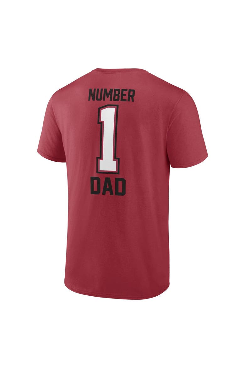 Men's Fanatics Branded Cardinal Arizona Cardinals Father's Day T-Shirt, Alternate, color, Cardinal