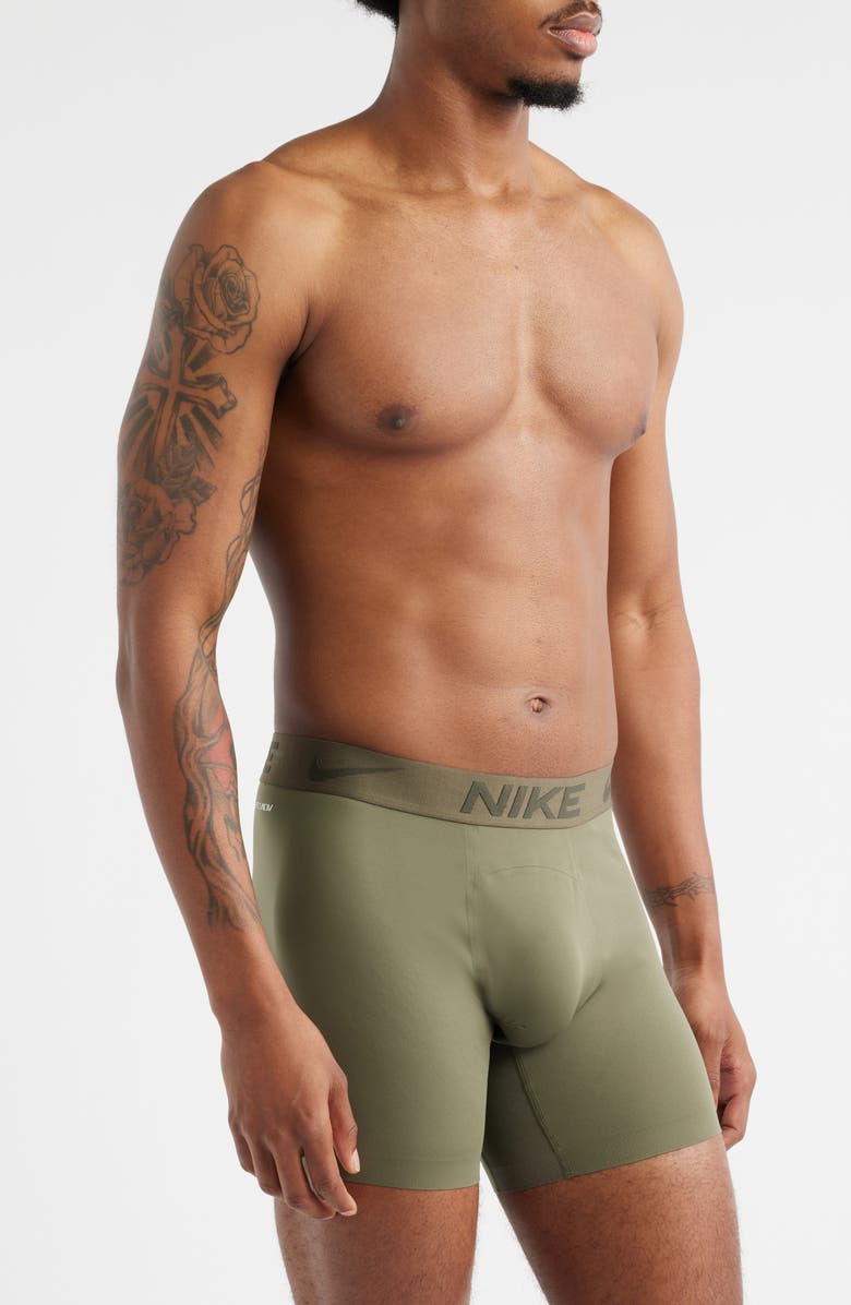 Nike Elite Micro Boxer Briefs, Alternate, color, Medium Olive