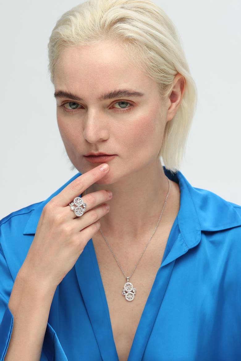 Wheel of Fortune Signet Ring, Alternate, color, Silver