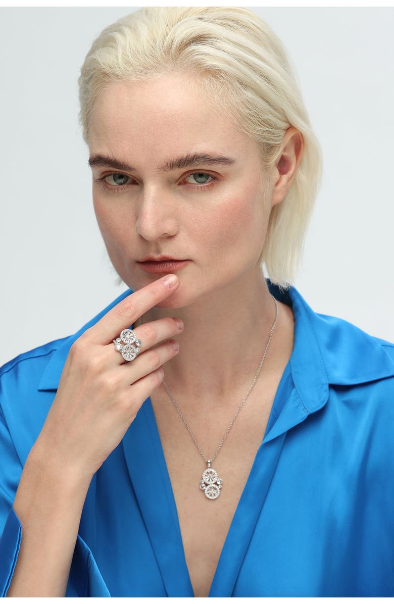 Classicharms Wheel of Fortune Signet Ring, Alternate, color, Silver