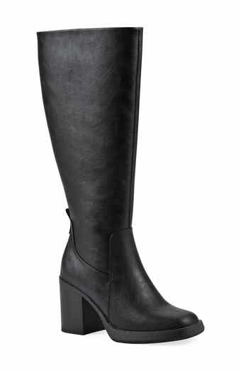 White Mountain Footwear Mackle Tall Shaft Block Heel Boot