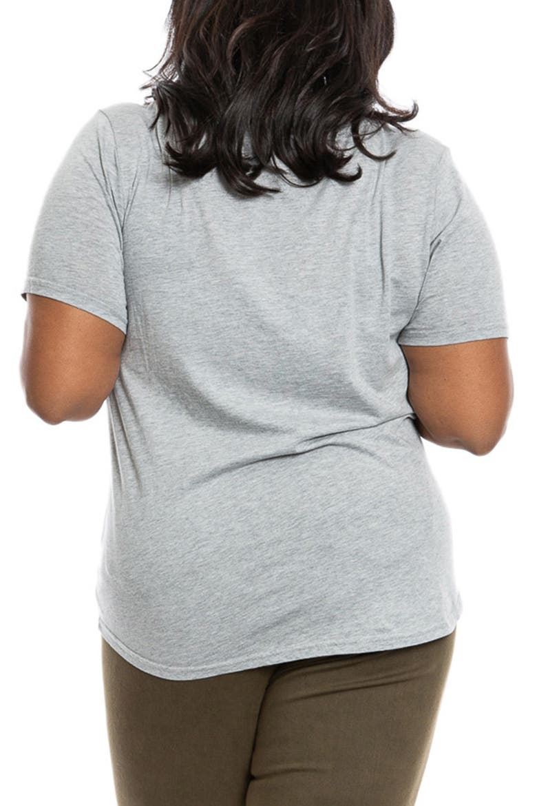 V-Neck Pocket T-Shirt, Alternate, color, HEATHER GREY