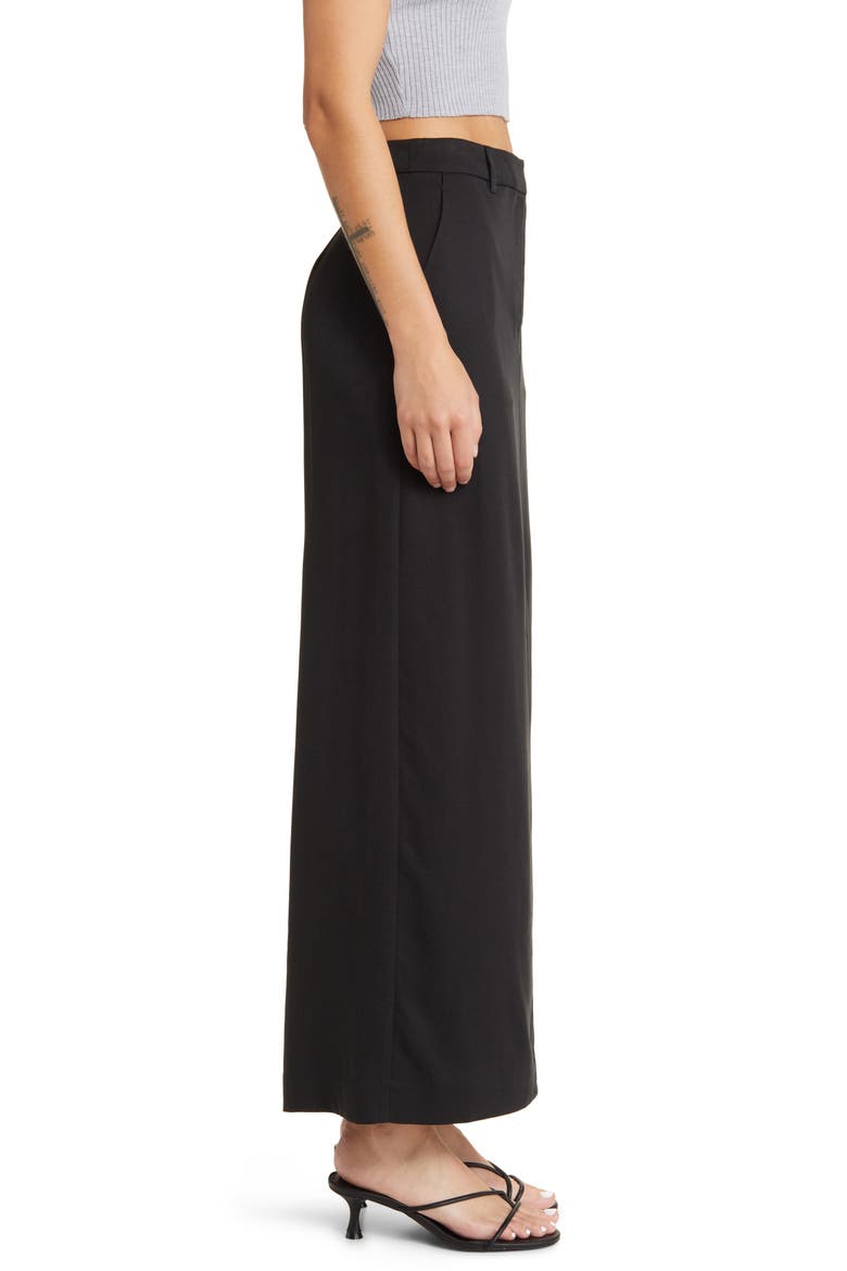 Cairo Midi Skirt, Alternate, color, BLACK