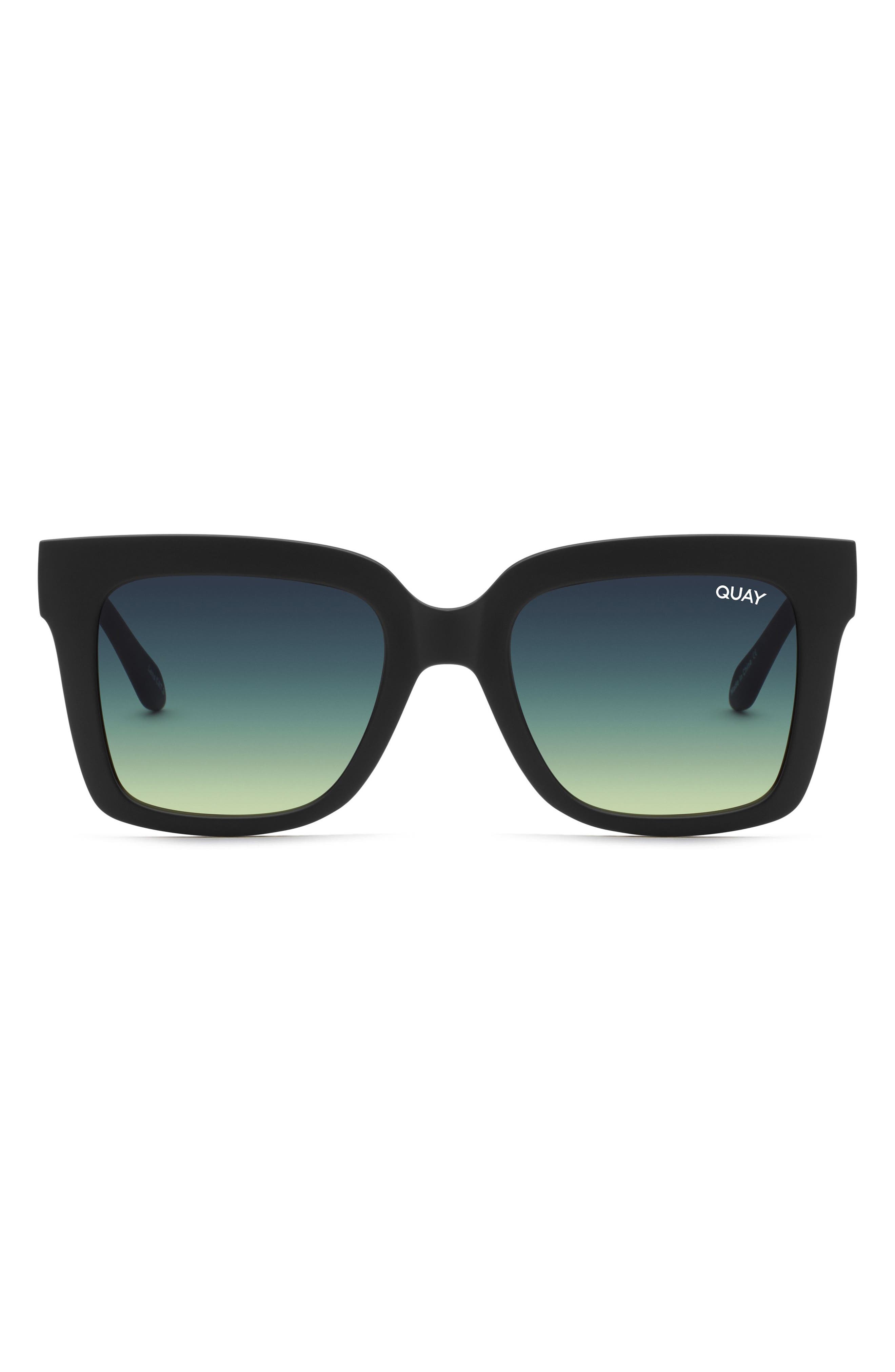 QUAY Icy 51mm Gradient Square Sunglasses