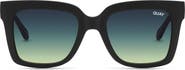 QUAY Icy 51mm Gradient Square Sunglasses