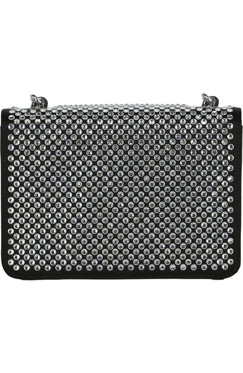 Moschino Crystal Embellished Crossbody Bag, Alternate, color,