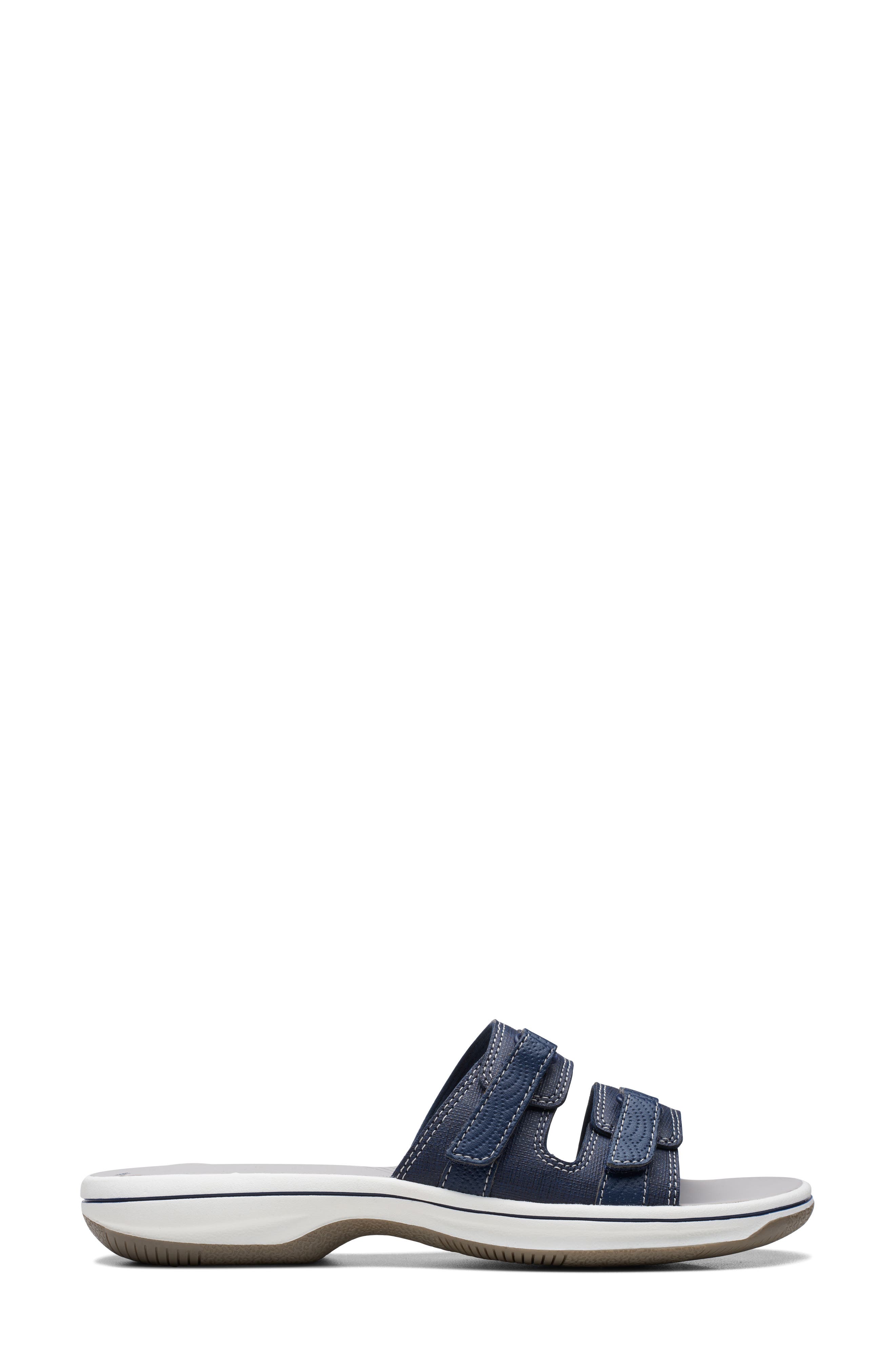 Breeze Piper Slide Sandal, Alternate, color, NAVY